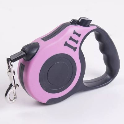 calidad  Retractable leash Nylon automatic retractable pet leash pet supplies fábrica