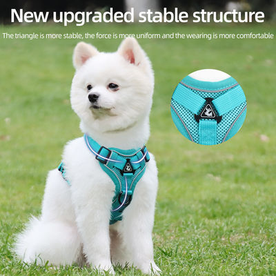 Cintas para perros y gatos pequeños con arnés reflector de chaleco transpirable