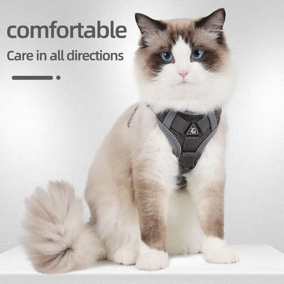 Cintas para perros y gatos pequeños con arnés reflector de chaleco transpirable