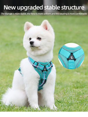 Cintas para perros y gatos pequeños con arnés reflector de chaleco transpirable