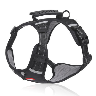 Nuevo arnés de pecho para mascotas estilo chaleco reflector arnés de pecho para perros de gran tamaño cuerda de tracción para perros a prueba de explosiones