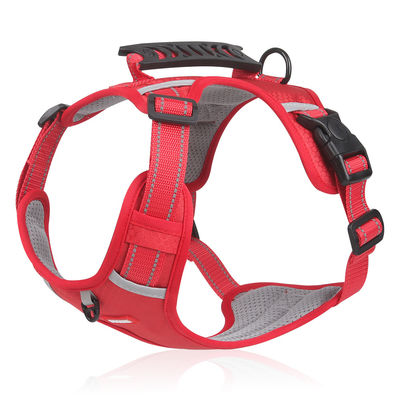 Nuevo arnés de pecho para mascotas estilo chaleco reflector arnés de pecho para perros de gran tamaño cuerda de tracción para perros a prueba de explosiones