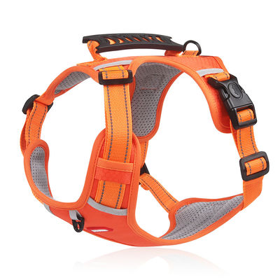 Nuevo arnés de pecho para mascotas estilo chaleco reflector arnés de pecho para perros de gran tamaño cuerda de tracción para perros a prueba de explosiones