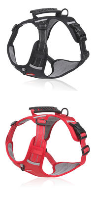 Nuevo arnés de pecho para mascotas estilo chaleco reflector arnés de pecho para perros de gran tamaño cuerda de tracción para perros a prueba de explosiones
