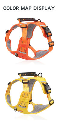 Nuevo arnés de pecho para mascotas estilo chaleco reflector arnés de pecho para perros de gran tamaño cuerda de tracción para perros a prueba de explosiones