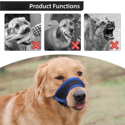 Mascarilla para mascotas Anti-aborrecimiento y anti-mordida Boquilla para perros malla respiratoria Boquilla para mascotas Anti-ingestión Abastecimiento para mascotas