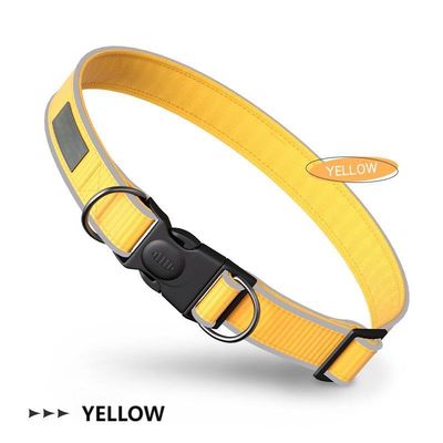 Collar para perros anti-escapo Collar reflector anti-perdida Collar ajustable para perros de tamaño medio y grande