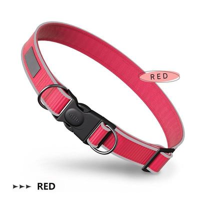 Collar para perros anti-escapo Collar reflector anti-perdida Collar ajustable para perros de tamaño medio y grande