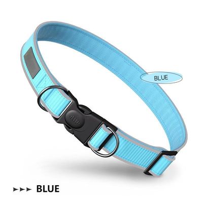 Collar para perros anti-escapo Collar reflector anti-perdida Collar ajustable para perros de tamaño medio y grande